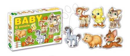 Puzzle pro nejmenší - Baby puzzle mláďátka Dohány - 1