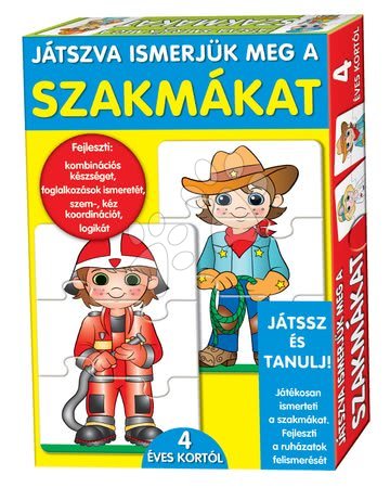 Puzzle i društvene igre - Didaktička igra Zanimanja Dohány