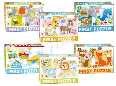 Hračky pre najmenších - Puzzle Baby First Safari Dohány 4-obrázkové od 24 mes_1