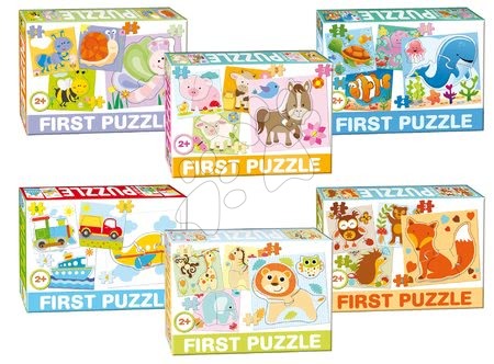 Jucării pentru bebeluși - Baby First puzzle Safari Dohány_1