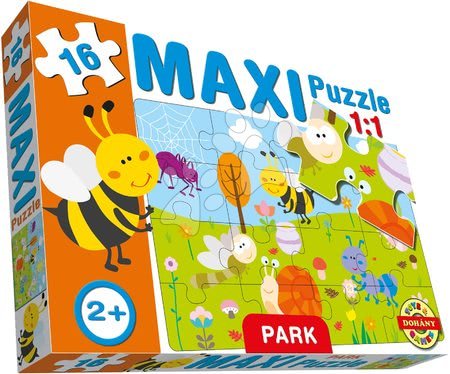 Jucării pentru bebeluși - Baby puzzle Maxi Park Dohány_1