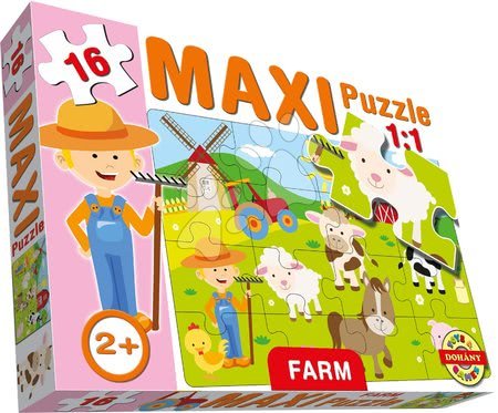 Igrače za najmlajše - Baby puzzle Maxi Kmetija Dohány_1