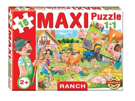 Puzzle pre najmenších - Baby puzzle Maxi Ranč Dohány