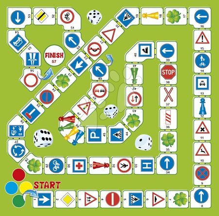 Družabne igre za otroke - Družabna igra za najmlajše Avtošola Dohány poučna igra o cestnem prometu od 4 leta_1