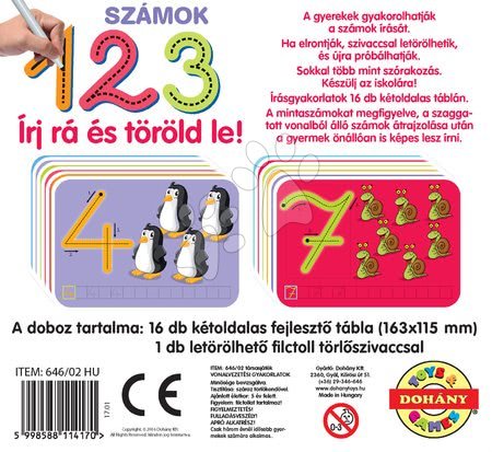 Creative and educational toys - Dohány Educational Game Numbers 123_1