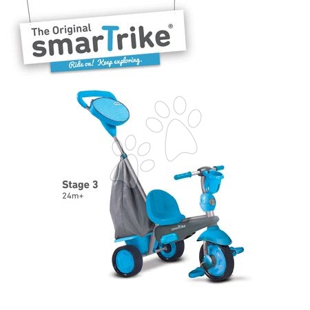 Triciklik 10 hónapos kortól - Tricikli Swing 4in Blue Touch Steering smarTrike - 3