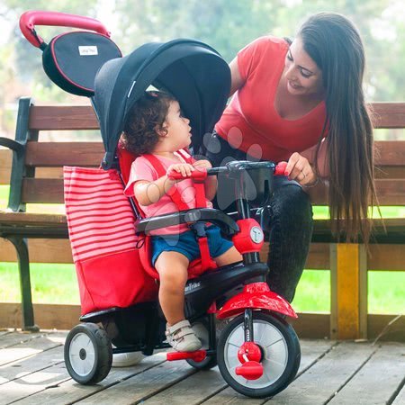 Tříkolky - Tříkolka SWING DLX 4v1 Red TouchSteering smarTrike_1