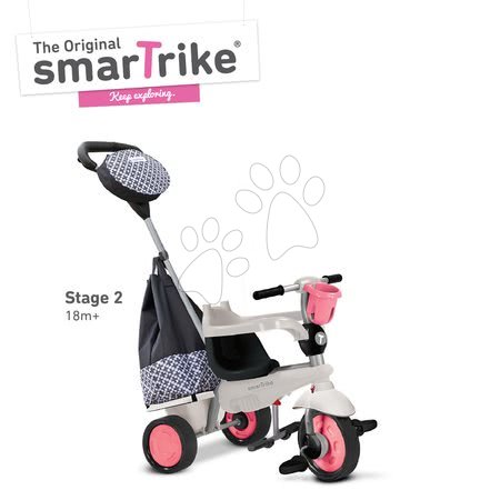 Tříkolky od 10 měsíců - Tříkolka Deluxe Touch Steering 4v1 smarTrike - 1