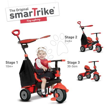 Triciklik 10 hónapos kortól - Tricikli Delight Touch Steering 3in1 smarTrike - 5