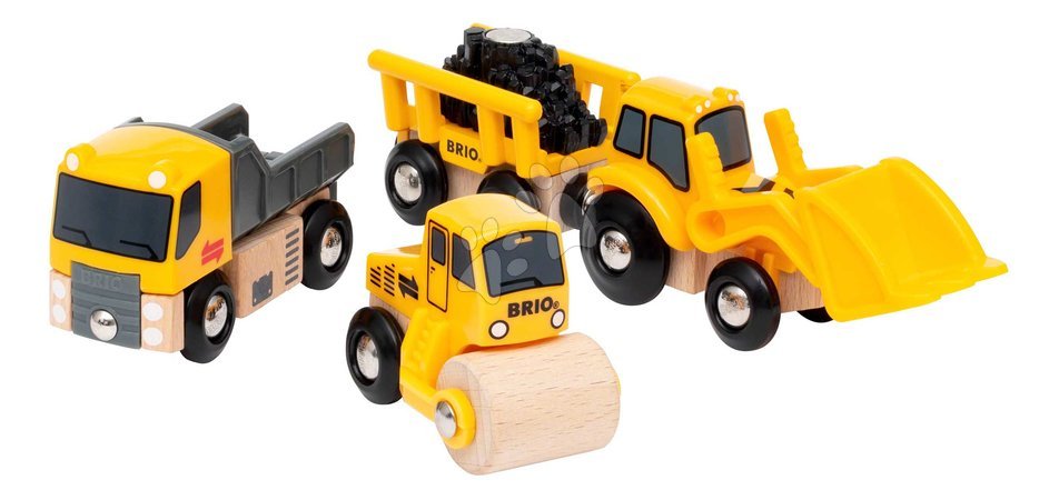 Holzeisenbahnen BRIO | Seite 2 - Drevené stavebné stroje Construction Vehicles BRIO