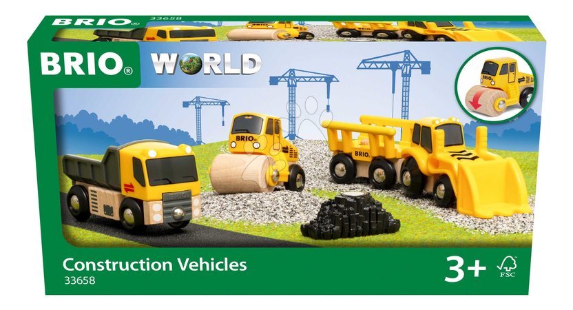 Holzeisenbahnen BRIO | Seite 2 - Drevené stavebné stroje Construction Vehicles BRIO_1
