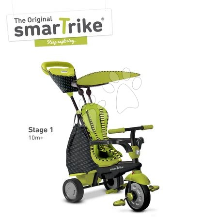 Tricikli - Tricikli Glow Touch Steering 4in1 Black&Green smarTrike