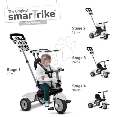 Tříkolky od 10 měsíců - Tříkolka Vanilla smarTrike - 5