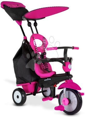 Jucării pentru bebeluși de la 6 la 12 luni - Tricicleta Vanilla Plus Pink Classic smarTrike
