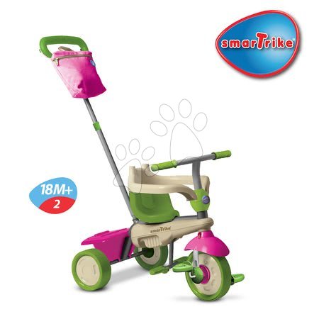 Tříkolky od 10 měsíců - Tříkolka Vanilla Touch Steering smarTrike - 3