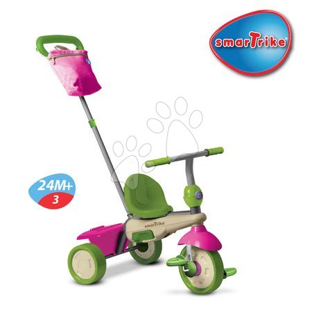 Tříkolky od 10 měsíců - Tříkolka Vanilla Touch Steering smarTrike - 4