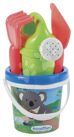 Hry na záhradu - Vedro set 12 cm Koala Écoiffier