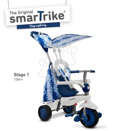 Trojkolky - Trojkolka Spirit Blue 4v1 smarTrike