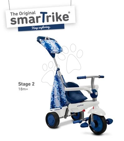 Kinderdreiräder ab 10 Monaten - Dreirad Spirit Blue 4v1 smarTrike - 2