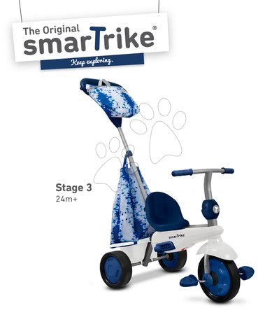 Kinderdreiräder ab 10 Monaten - Dreirad Spirit Blue 4v1 smarTrike - 3