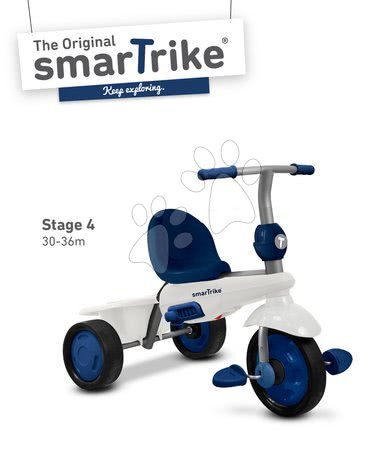 Kinderdreiräder ab 10 Monaten - Dreirad Spirit Blue 4v1 smarTrike - 4