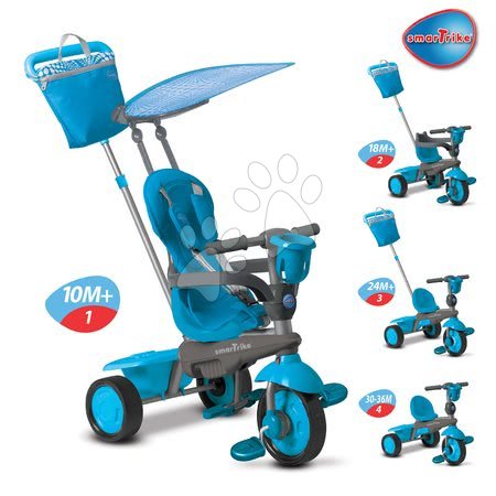 Tříkolky od 10 měsíců - Tříkolka Spirit Touch Steering smarTrike - 1