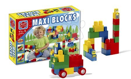 Jocuri de construit - Cuburi de jucărie Maxi Blocks Dohány