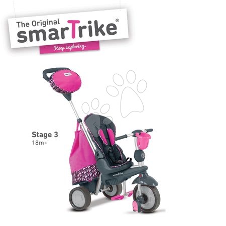 Tricikli od 10. meseca - Tricikel Splash 5v1 Pink smarTrike - 2