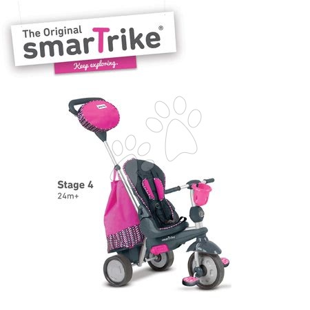 Tricikli od 10. meseca - Tricikel Splash 5v1 Pink smarTrike - 3