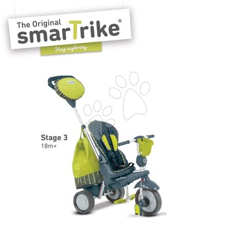 Trikes from 10 months - Splash 5in1 Green smarTrike Tricycle - 2