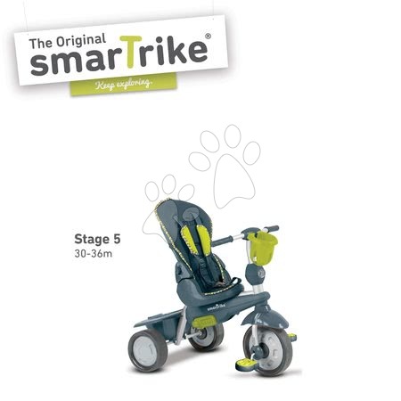 Trikes from 10 months - Splash 5in1 Green smarTrike Tricycle - 4