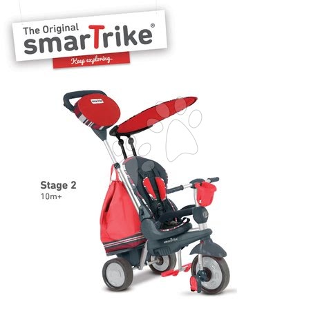 Tříkolky od 10 měsíců - Tříkolka Splash 5v1 Red 2 smarTrike - 2
