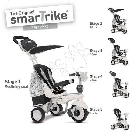 Tříkolky od 10 měsíců - Tříkolka Dazzle 5v1 smarTrike - 1