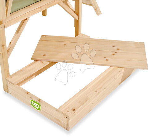 Wooden Sandpits - Sandbox made of cypress wood Wooden Sandpit Exit Toys