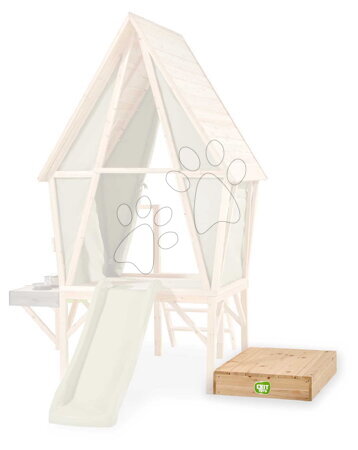 Dřevěná pískoviště - Pieskovisko z cyprusového dreva Wooden Sandpit Exit Toys - 2