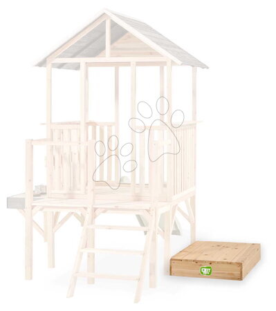 Dřevěná pískoviště - Pieskovisko z cyprusového dreva Wooden Sandpit Exit Toys - 3