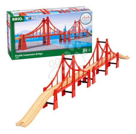 Holzeisenbahnen BRIO | Seite 2 - Drevený most Double Suspension Bridge BRIO_1