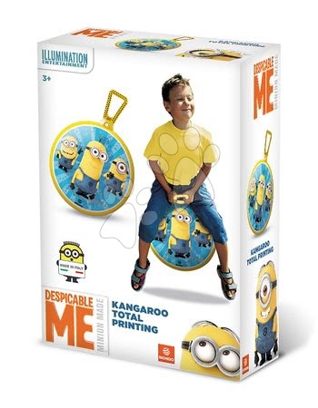 Mingi de sărit,jucarii de sărit şi leagăne - Minge pentru sărit Kangaroo Minionii Mondo - 1