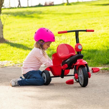 Tricikli od 10. meseca - Tricikel Glow 4v1 Touch Steering Black&Red smarTrike - 5