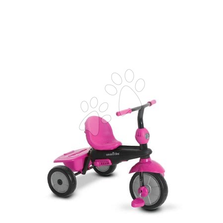 Kinderdreiräder ab 10 Monaten - Dreirad Glow 4v1 Touch Steering Black&Pink smarTrike - 7