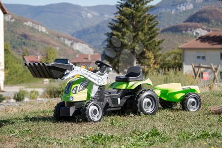 Otroška vozila na pedala - Traktor z nakladalno roko Farmer Max Smoby - 9