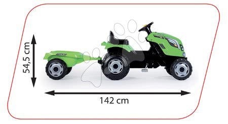Pedálos gyermekjárművek - Pedálos traktor Farmer XL Smoby - 7