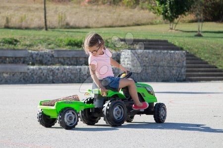 Pedálos gyermekjárművek - Pedálos traktor Farmer XL Smoby - 1