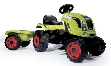 Vozíme sa vonku - Set traktor na šliapanie Claas Farmer XL s prívesom Smoby_1