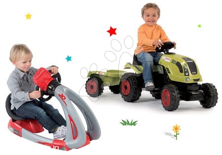 Set traktor na šliapanie Claas Farmer XL Smoby