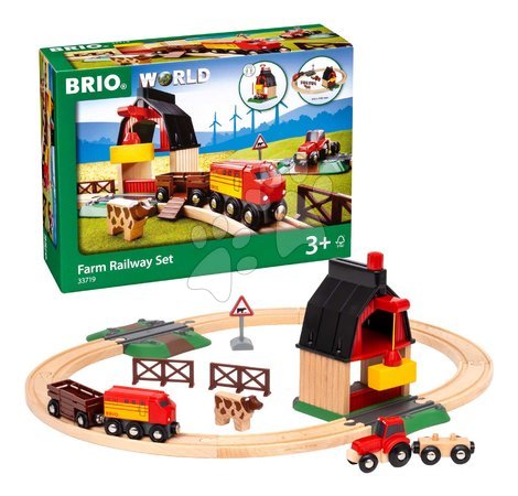 Holzeisenbahnen BRIO - Drevená vláčikodráha Farma Railway Set Farm BRIO_1