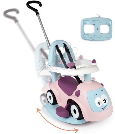 Odrážadlá - Set odrážadlo rozšíriteľné so zvukmi Maestro Ride-On Pink 3in1 Smoby 