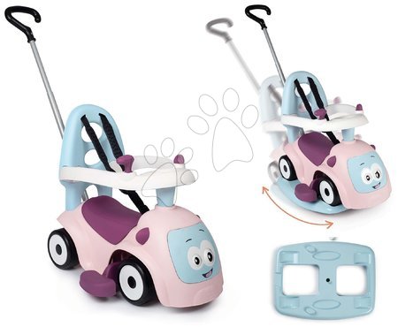 Odrážadlá - Set odrážadlo rozšíriteľné so zvukmi Maestro Ride-On Pink 3in1 Smoby _1