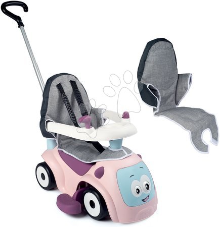 Vehicule pentru copii - Set babytaxiu extensibil cu sunete Maestro Ride-On Blue 3in1 Smoby 
