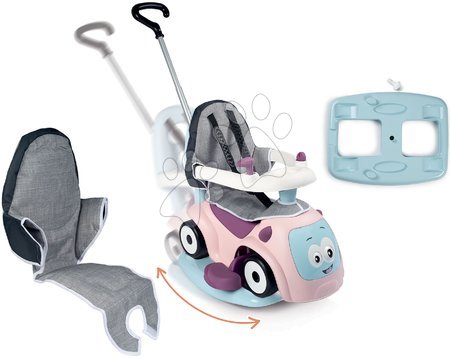 Otroški poganjalci - Komplet poganjalec z razširitvami z zvoki Maestro Ride-On Pink 3in1 Smoby 